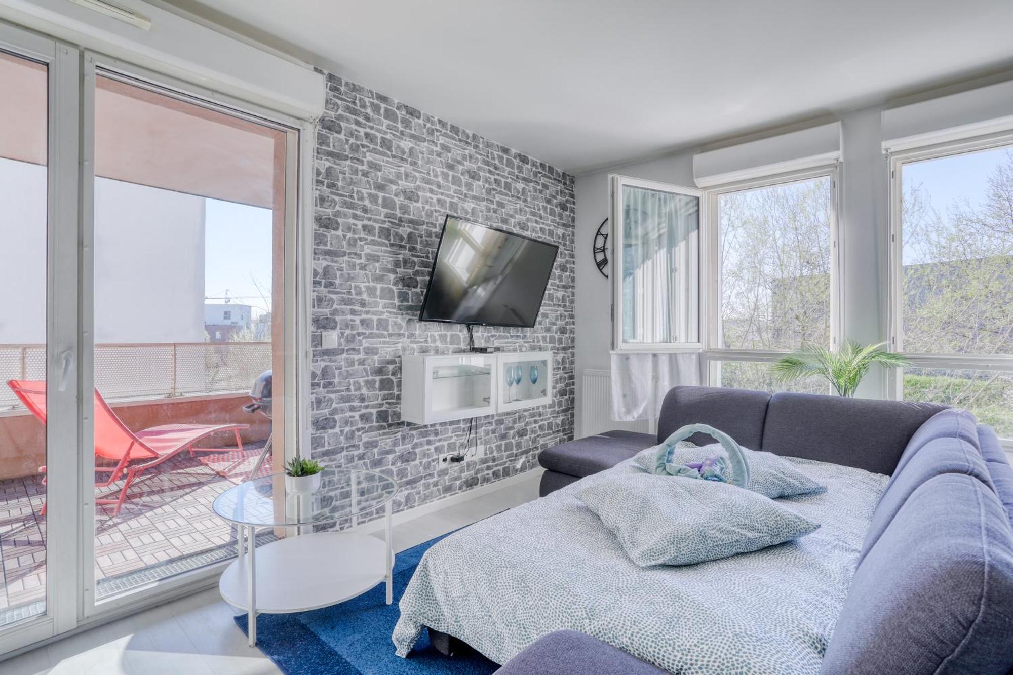 "Le Serenity ", Appartement Spacieux ,Balcon, Parking Prive Gratuit, Netflix, Proche Cdg Et Stade De France Стен Экстерьер фото