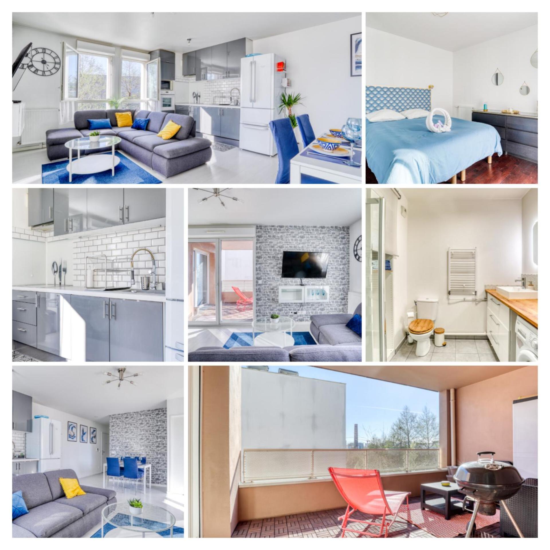 "Le Serenity ", Appartement Spacieux ,Balcon, Parking Prive Gratuit, Netflix, Proche Cdg Et Stade De France Стен Экстерьер фото