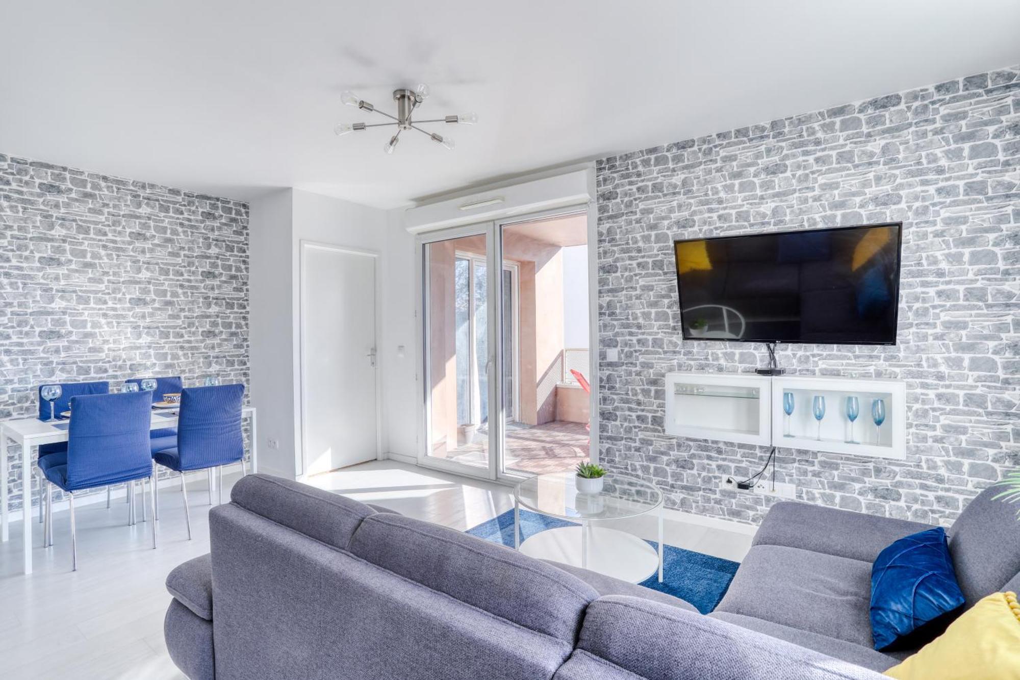 "Le Serenity ", Appartement Spacieux ,Balcon, Parking Prive Gratuit, Netflix, Proche Cdg Et Stade De France Стен Экстерьер фото