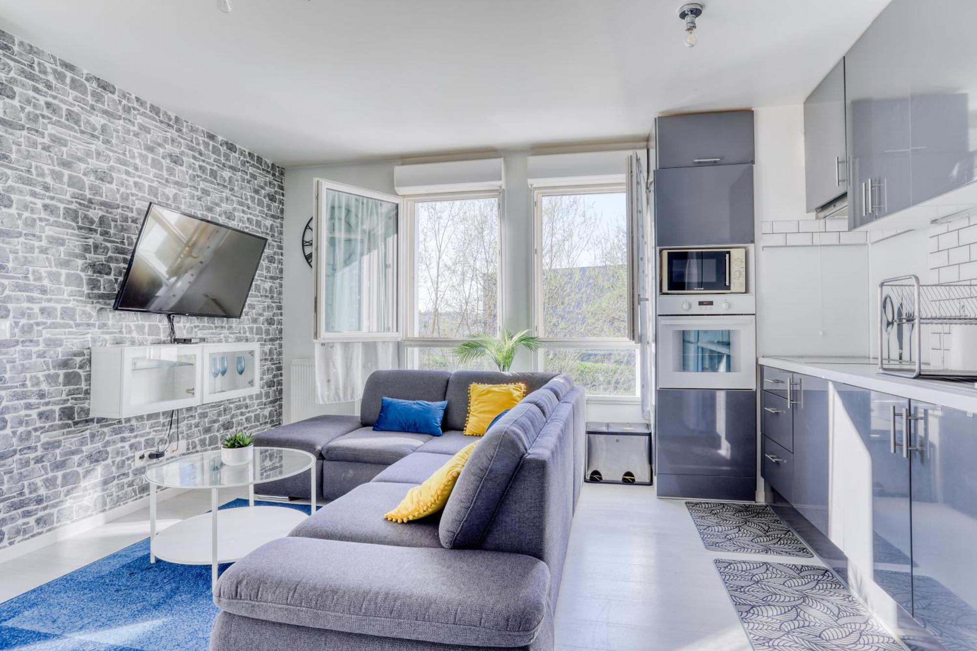 "Le Serenity ", Appartement Spacieux ,Balcon, Parking Prive Gratuit, Netflix, Proche Cdg Et Stade De France Стен Экстерьер фото